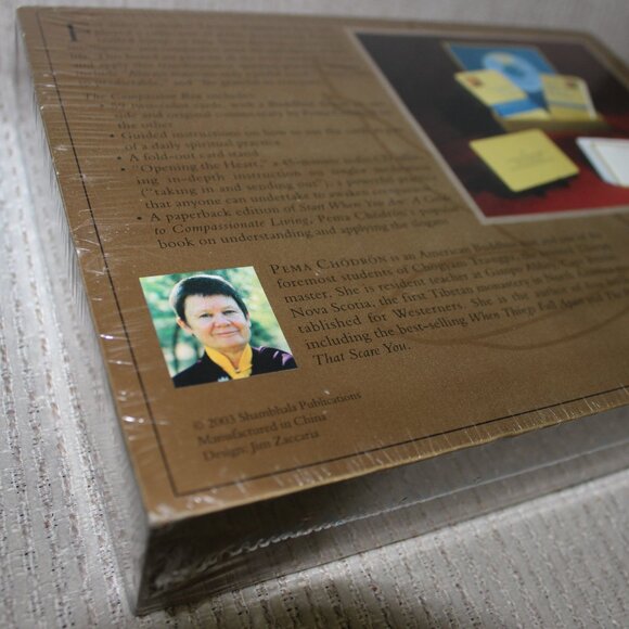 3/$88❤️sealed 1st Ed. The Compassion Box: Book, CD & 59 Card Deck Pema Chödrön - Picture 6 of 9